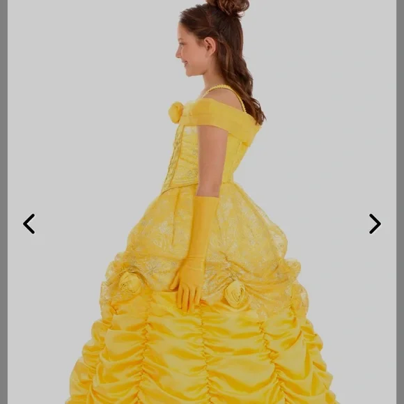 Disney's Beauty and the Beast Belle Costume for Girls NEW TAGS Child Size Medium - Picture 11 of 15